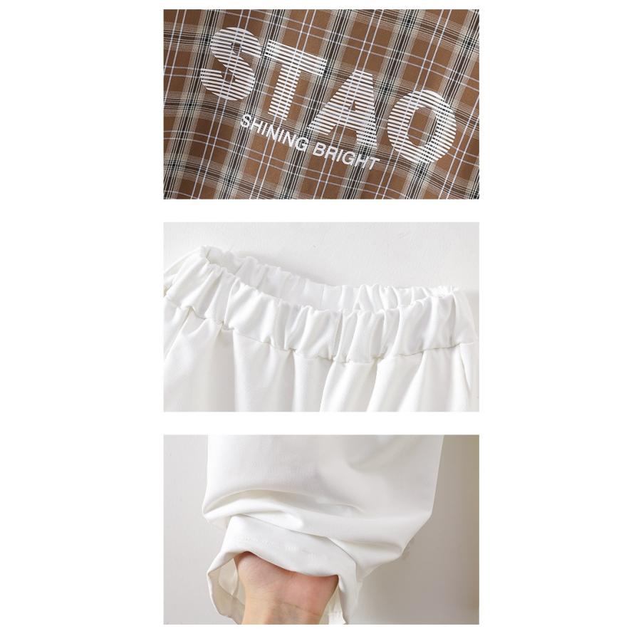 キッズダンス衣装 セットアップ チェックシャツ パンツ ヒップホップ