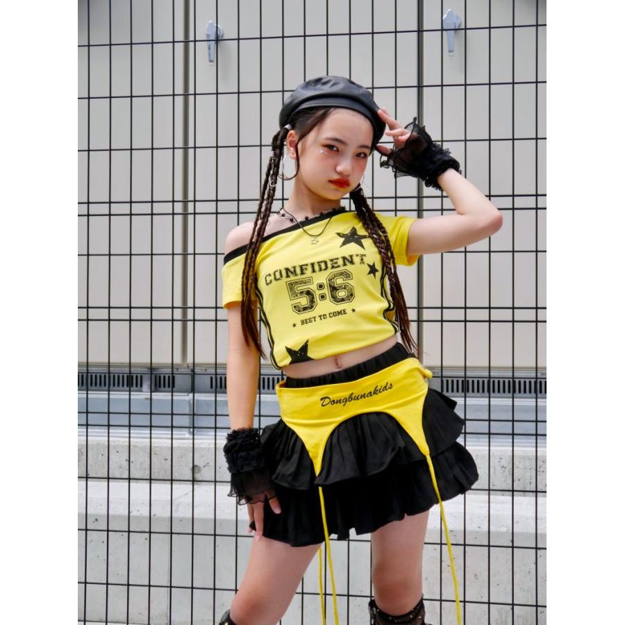 キッズダンス衣装 セットアップ ガールズ ヒップホップ K-POP 韓国