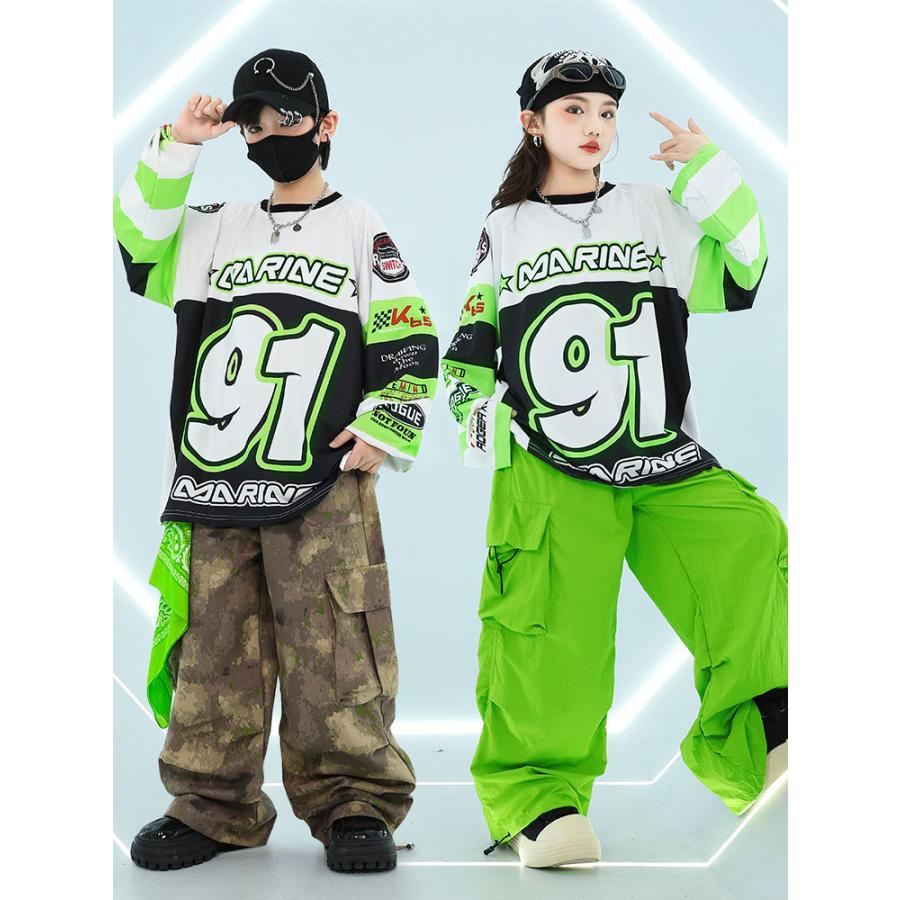 ヒップホップ 衣装 キッズダンス衣装 セットアップ 子供ダンス服