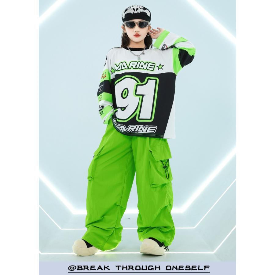 ヒップホップ 衣装 キッズダンス衣装 セットアップ 子供ダンス服