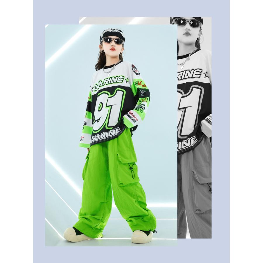 ヒップホップ 衣装 キッズダンス衣装 セットアップ 子供ダンス服