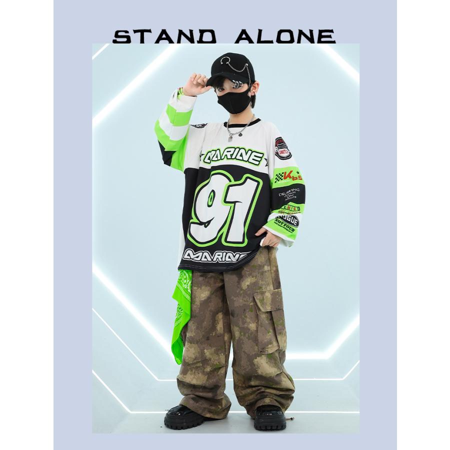 ヒップホップ 衣装 キッズダンス衣装 セットアップ 子供ダンス服