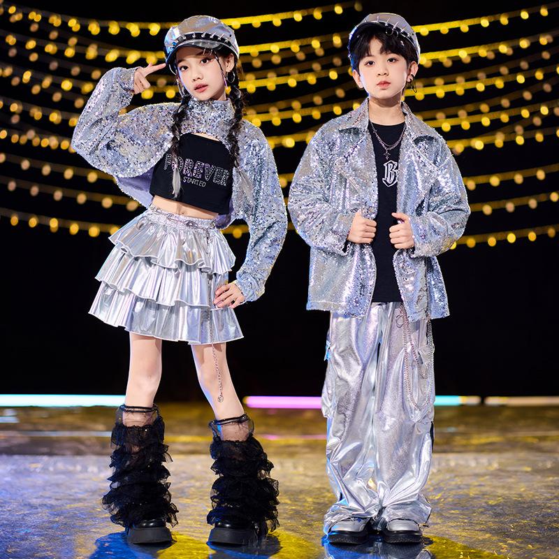 キッズダンス衣装 セットアップ ヒップホップ ダンス衣装 K-POP 韓国