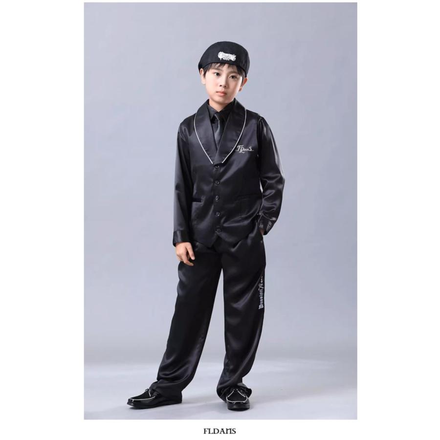 ロックダンス衣装 キッズ ダンス衣装 セットアップ 子供ダンス衣装