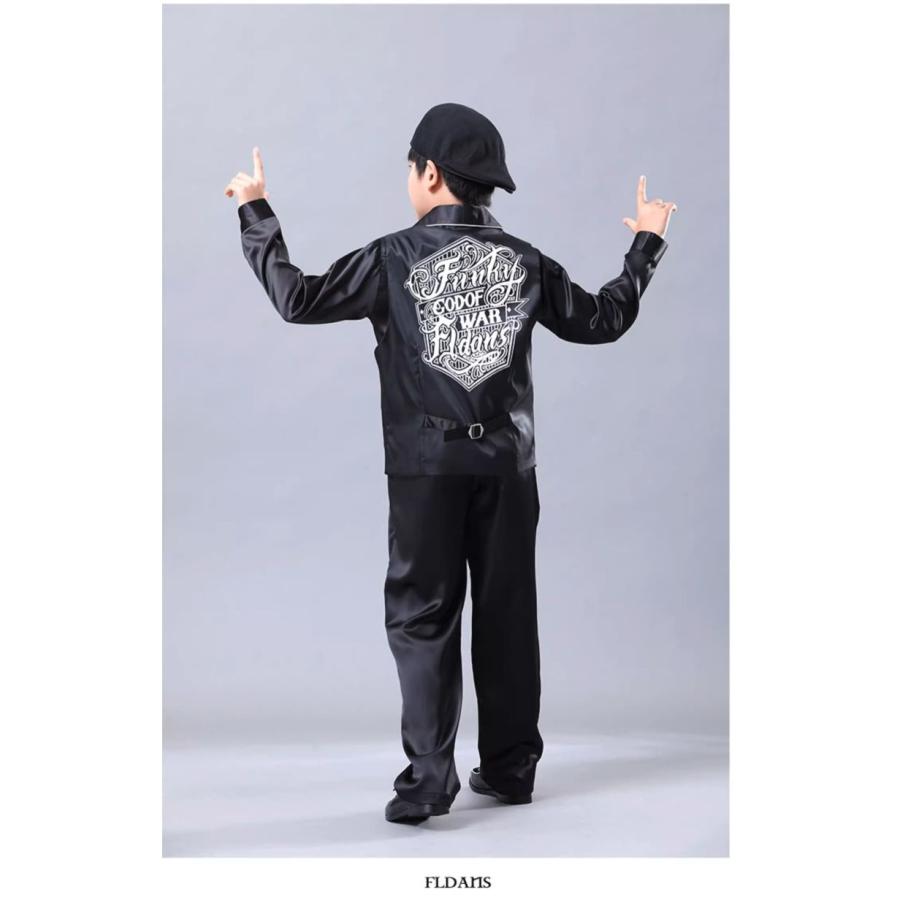 ロックダンス衣装 キッズ ダンス衣装 セットアップ 子供ダンス衣装