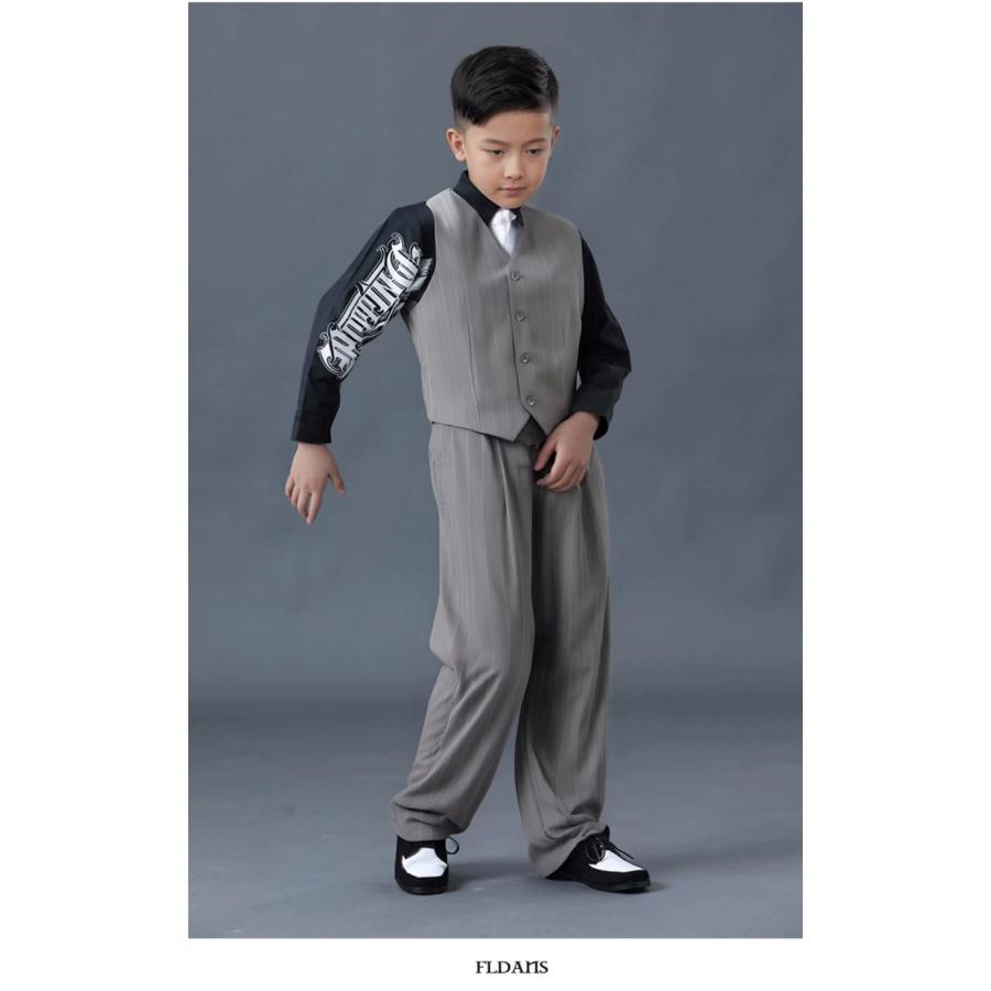 ロックダンス衣装 ポップダンス キッズ ダンス衣装 セットアップ