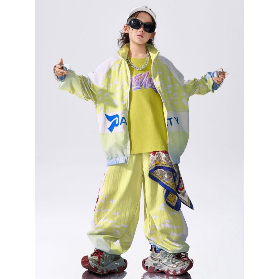 キッズダンス衣装 ジャージ 上下 ヒップホップ ファッション ダンス