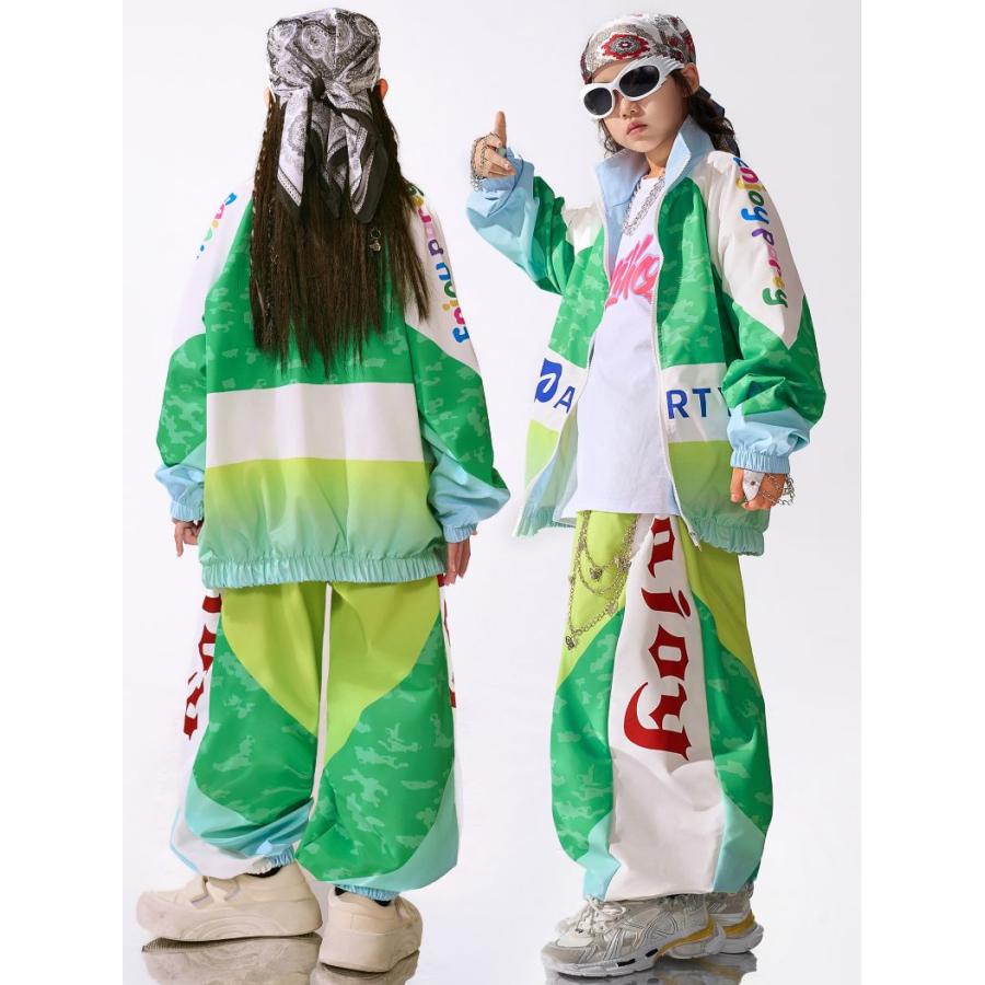 キッズダンス衣装 ジャージ 上下 ヒップホップ ファッション ダンス