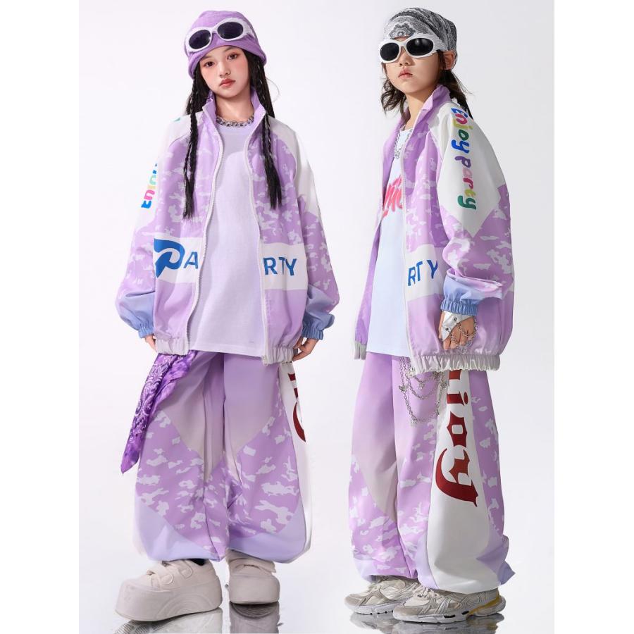 キッズダンス衣装 ジャージ 上下 ヒップホップ ファッション ダンス