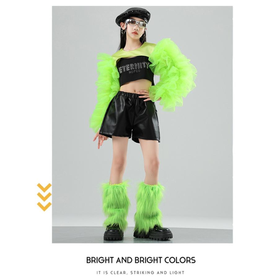 キッズ ダンス衣装 セットアップ ガールズ ヒップホップ ダンスウェア