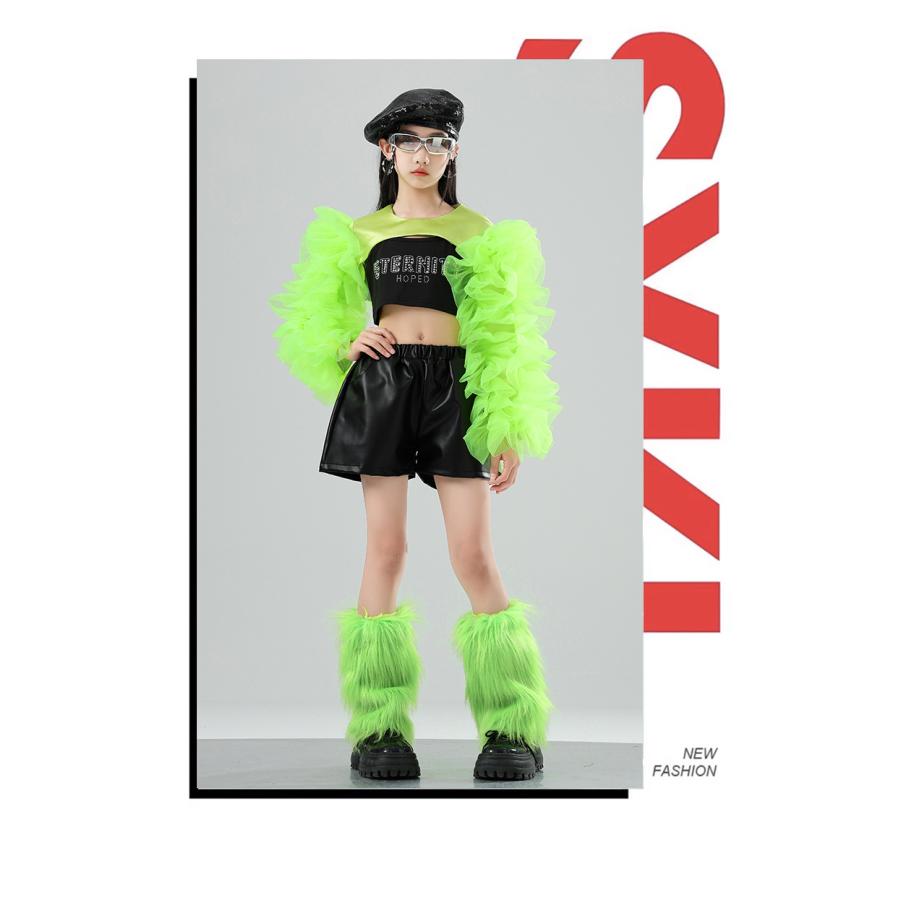 キッズ ダンス衣装 セットアップ ガールズ ヒップホップ ダンスウェア