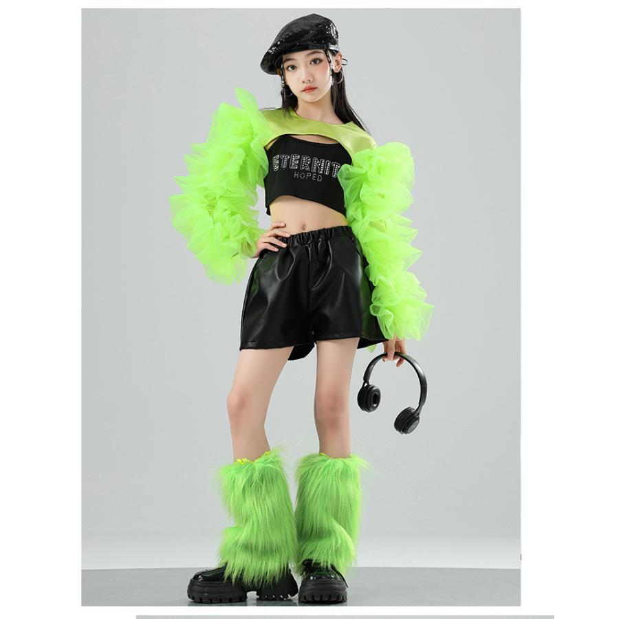 キッズ ダンス衣装 セットアップ ガールズ ヒップホップ ダンスウェア