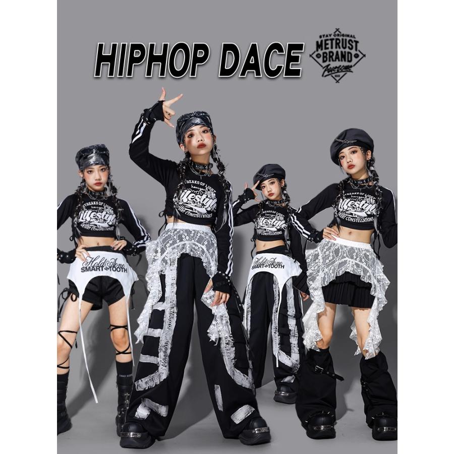 キッズダンス衣装 セットアップ ヒップホップ 衣装 黒 ブラック 男の子