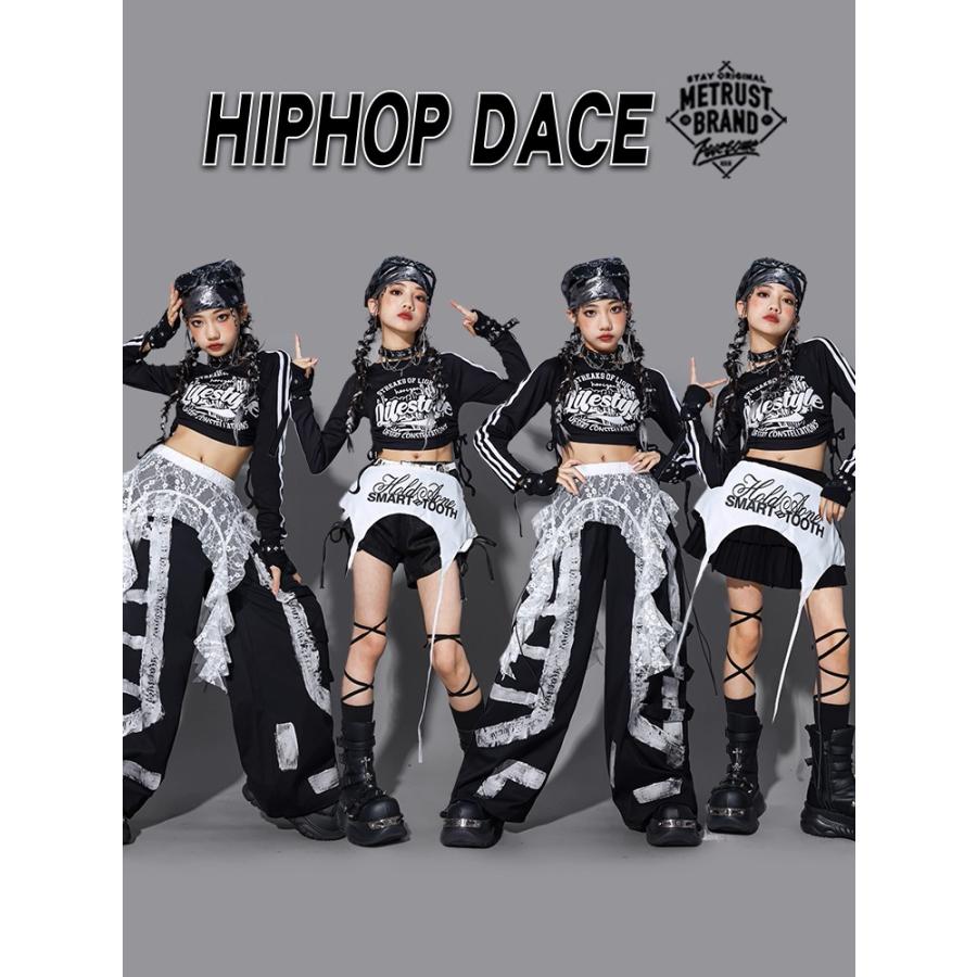 キッズダンス衣装 セットアップ ヒップホップ 衣装 黒 ブラック 男の子