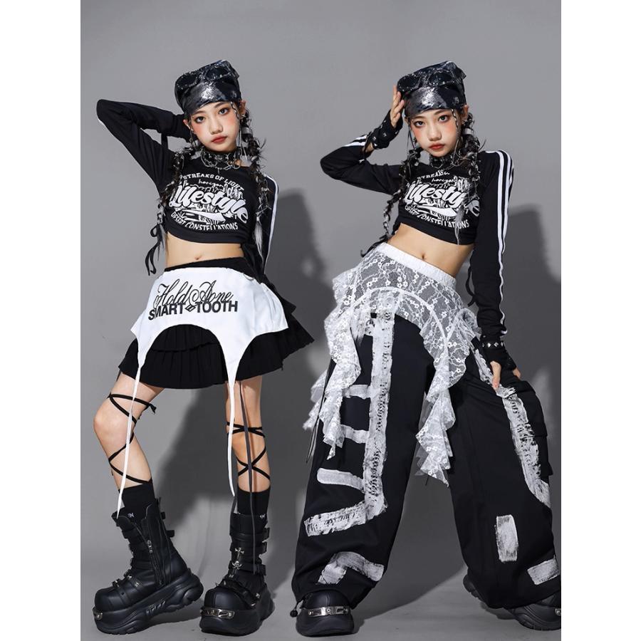 キッズダンス衣装 セットアップ ヒップホップ 衣装 黒 ブラック 男の子