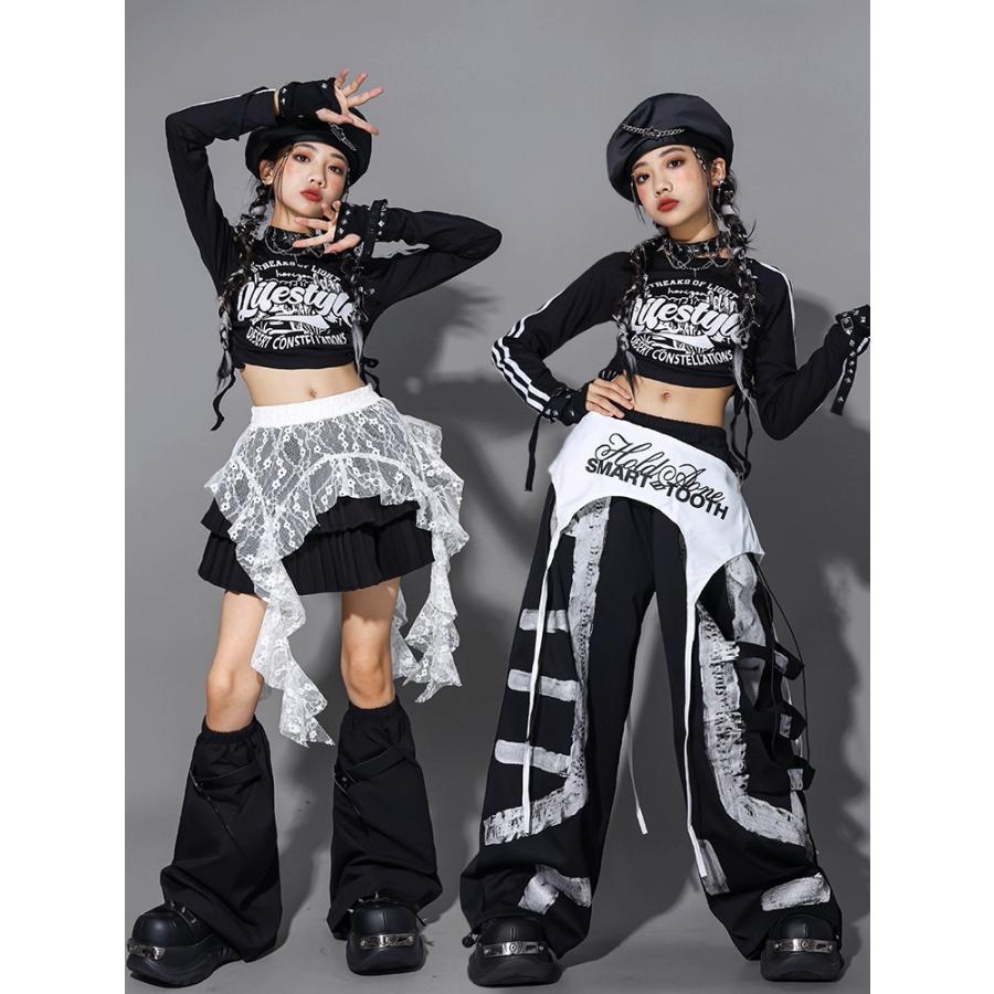 キッズダンス衣装 セットアップ ヒップホップ 衣装 黒 ブラック 男の子
