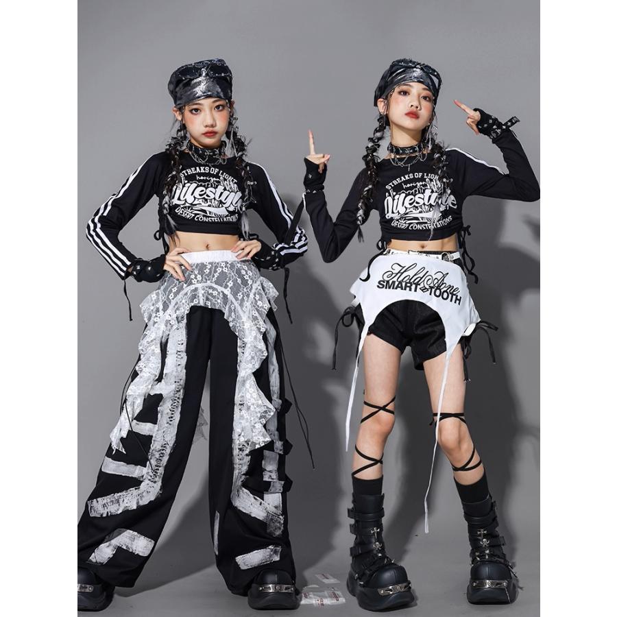 キッズダンス衣装 セットアップ ヒップホップ 衣装 黒 ブラック 男の子