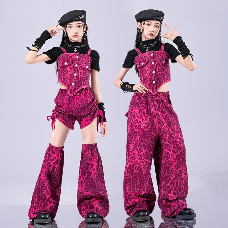 キッズダンス衣装 セットアップ 黒 ピンク ガールズ ヒップホップ 衣装