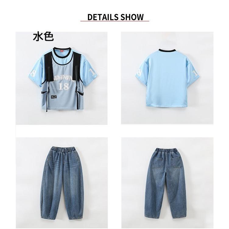 キッズダンス衣装 セットアップ ヒップホップ ファッション ダンス衣装