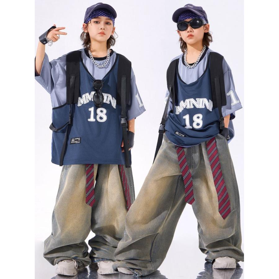 キッズダンス衣装 セットアップ ヒップホップ ファッション ダンス衣装