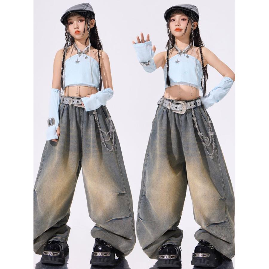 ダンス衣装 セットアップ ガールズ ヒップホップ 衣装 ジャズ K-POP