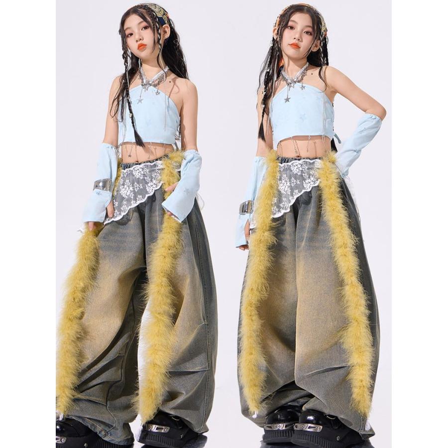 ダンス衣装 セットアップ ガールズ ヒップホップ 衣装 ジャズ K-POP