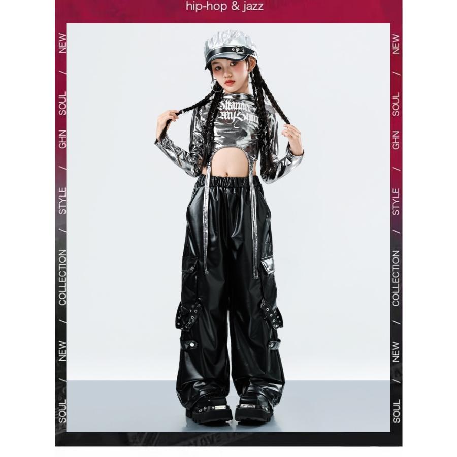 キッズダンス衣装 セットアップ ヒップホップ 衣装 子供ダンス服 派手