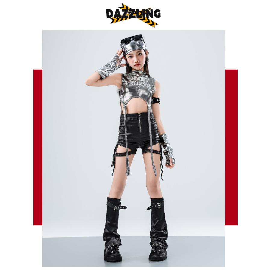 キッズダンス衣装 セットアップ ヒップホップ 衣装 子供ダンス服 派手