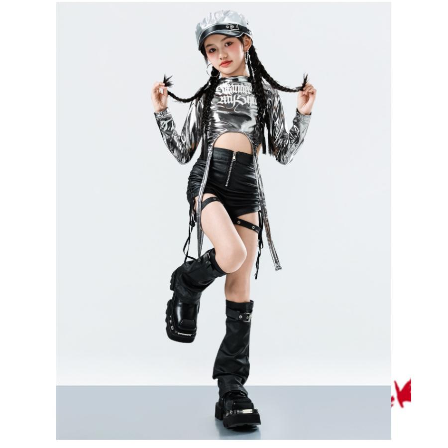 キッズダンス衣装 セットアップ ヒップホップ 衣装 子供ダンス服 派手