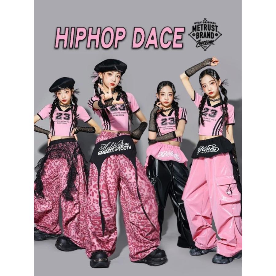 キッズダンス衣装 セットアップ ガールズ ヒップホップ 衣装 K-POP