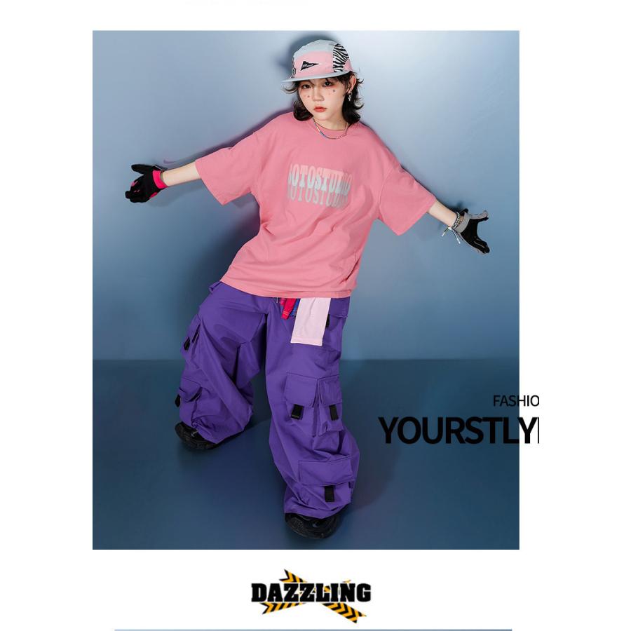ヒップホップ キッズダンス衣装 セットアップ 韓国 ダンスウェア