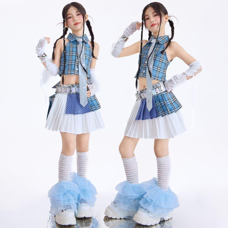 ダンス衣装 キッズ セットアップ チアダンス ガールズ ヒップホップ