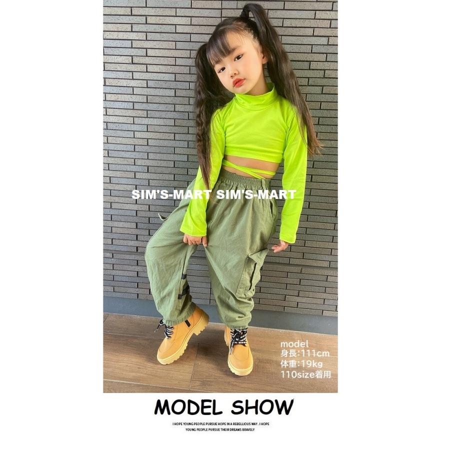 カーゴパンツ 迷彩パンツ ダンス衣装 キッズ ズボン ダンスパンツ