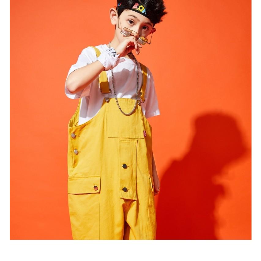 オーバーオール キッズダンス衣装 派手 つなぎ K-POP 韓国 サロペット 黄色 ベージュ カーキ :dg-393:SIMS-MART.YS -  通販 - Yahoo!ショッピング