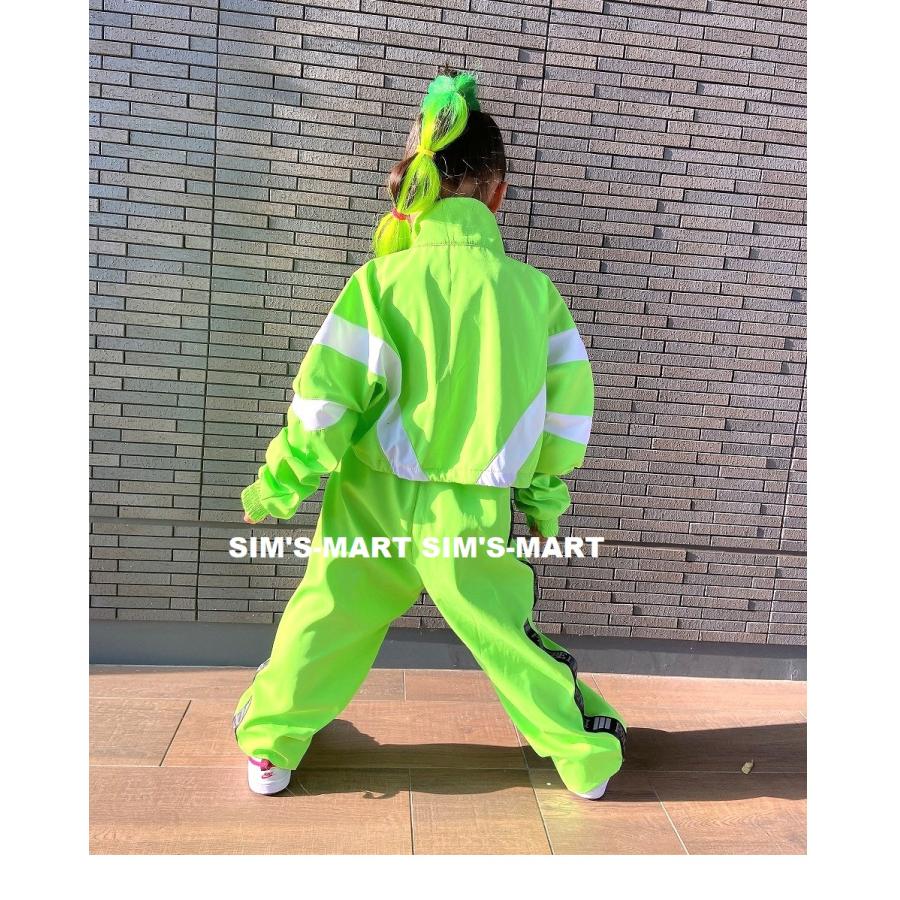 ウィンドブレーカー 上下 キッズダンス衣装 ヒップホップ セットアップ