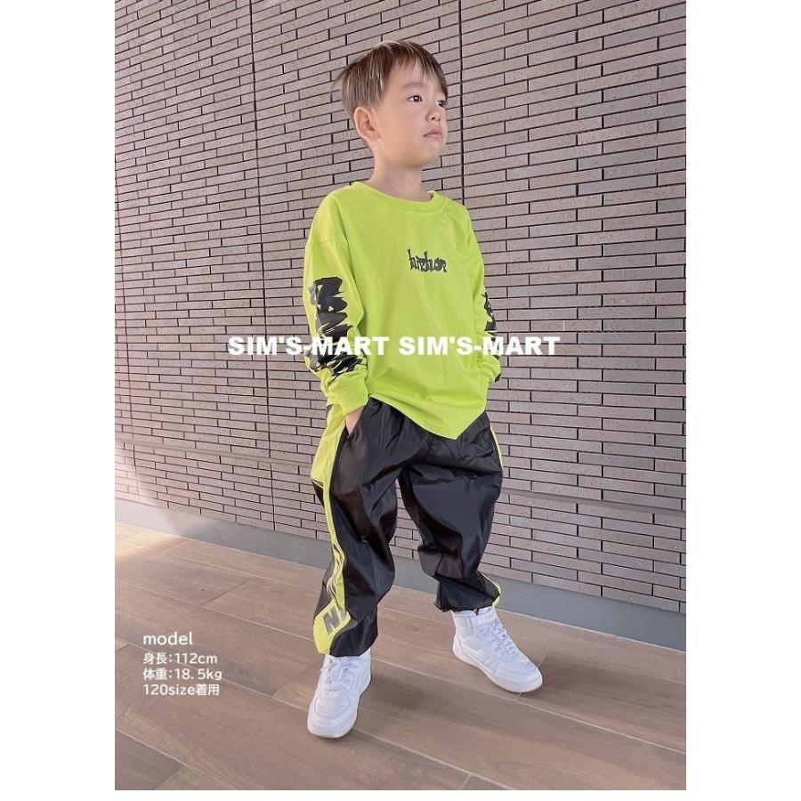 ダンス衣装 キッズ ズボン ダンスパンツ ウィンドブレーカー