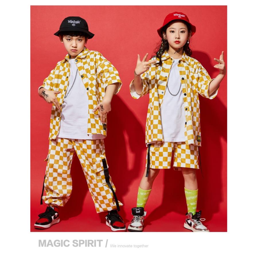 キッズダンス衣装セットアップ ヒップホップ シャツ パンツ Hiphop K Pop かっこいい 黄色 白 Dg 465 Sims Mart Ys 通販 Yahoo ショッピング
