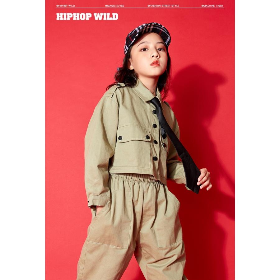 キッズダンス衣装 セットアップ K Pop ガールズ ヒップホップ 男の子 ジャケット パンツ カーキ ベージュ Dg 530 Sims Mart Ys 通販 Yahoo ショッピング