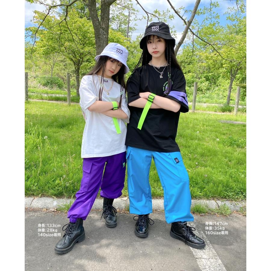 カーゴパンツ ダンス衣装 キッズ パンツ ヒップホップ ダンスパンツ