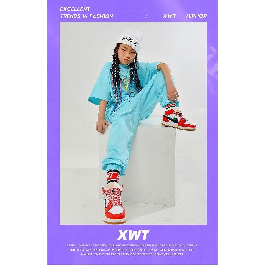 キッズダンス衣装 ヒップホップ セットアップ Tシャツ スウエットパンツ ダンス衣装 ダンスファッション キッズ 水色 黄色 Dg 611 Sims Mart Ys 通販 Yahoo ショッピング