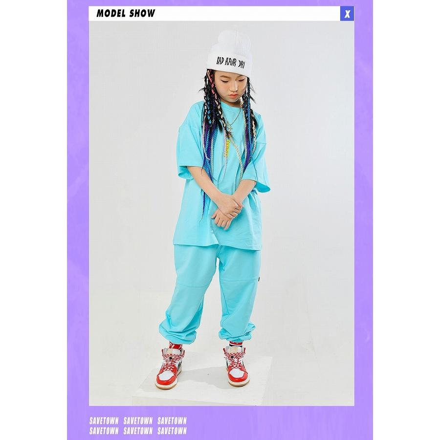 キッズダンス衣装 ヒップホップ セットアップ Tシャツ スウエットパンツ ダンス衣装 ダンスファッション キッズ 水色 黄色 Dg 611 Sims Mart Ys 通販 Yahoo ショッピング
