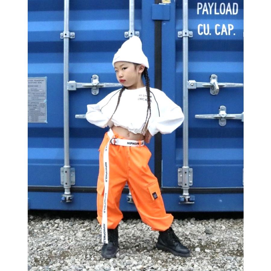 ベルト ダンス衣装 キッズ レディース ヒップホップ リングベルト ロゴ