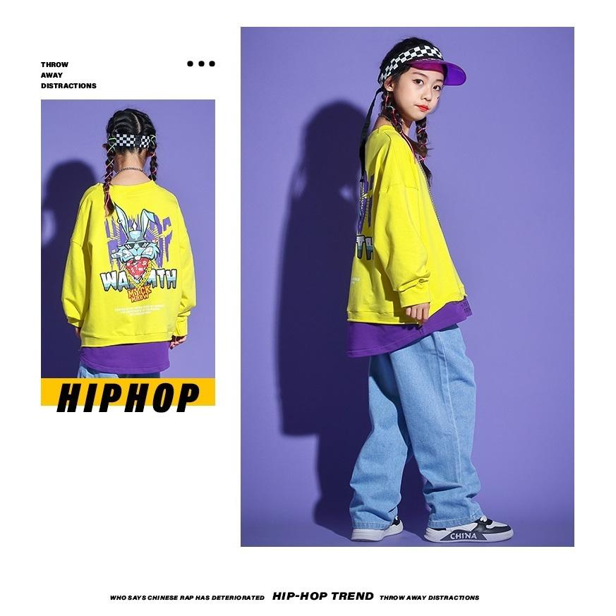 サンバイザー 帽子 ダンス髪型 キッズダンス衣装 派手 ヒップホップ