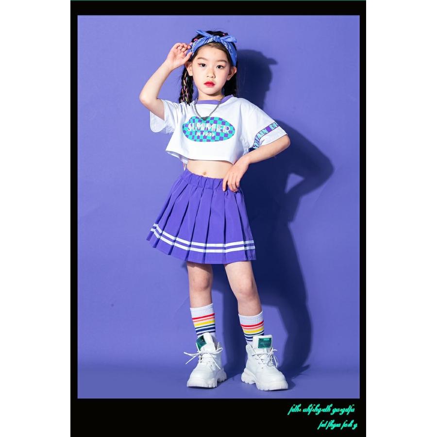 キッズダンス衣装 セットアップ ガールズ ヒップホップ ダンス衣装