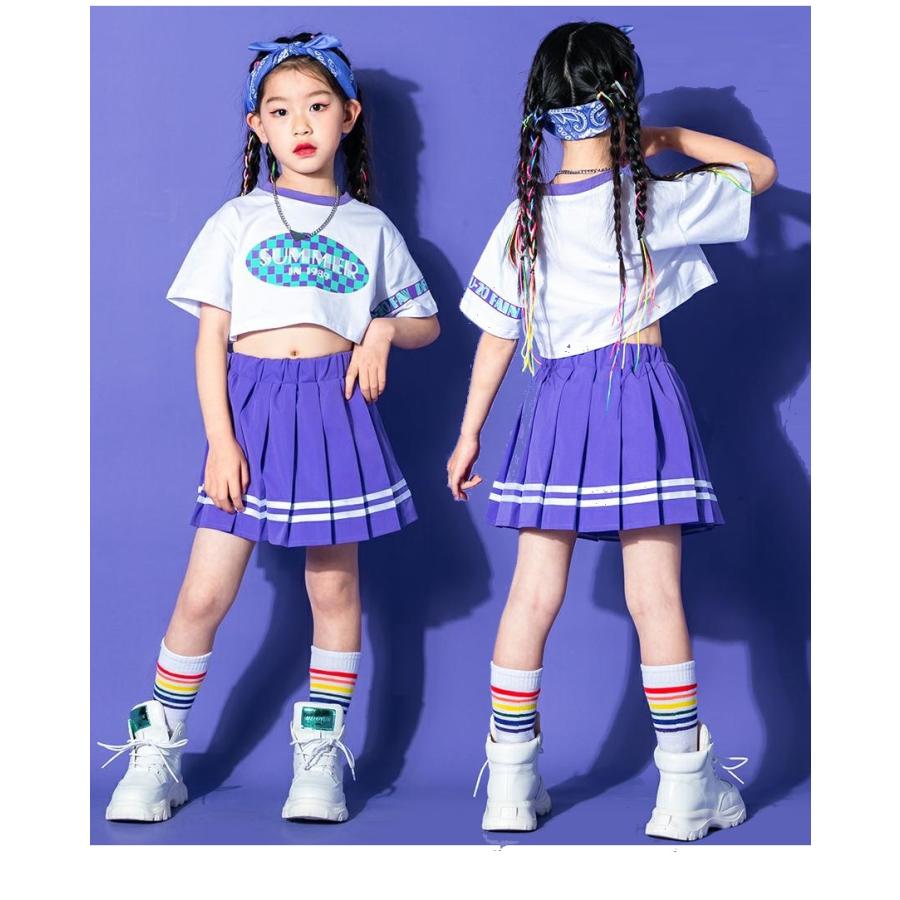 キッズダンス衣装 セットアップ ガールズ ヒップホップ ダンス衣装