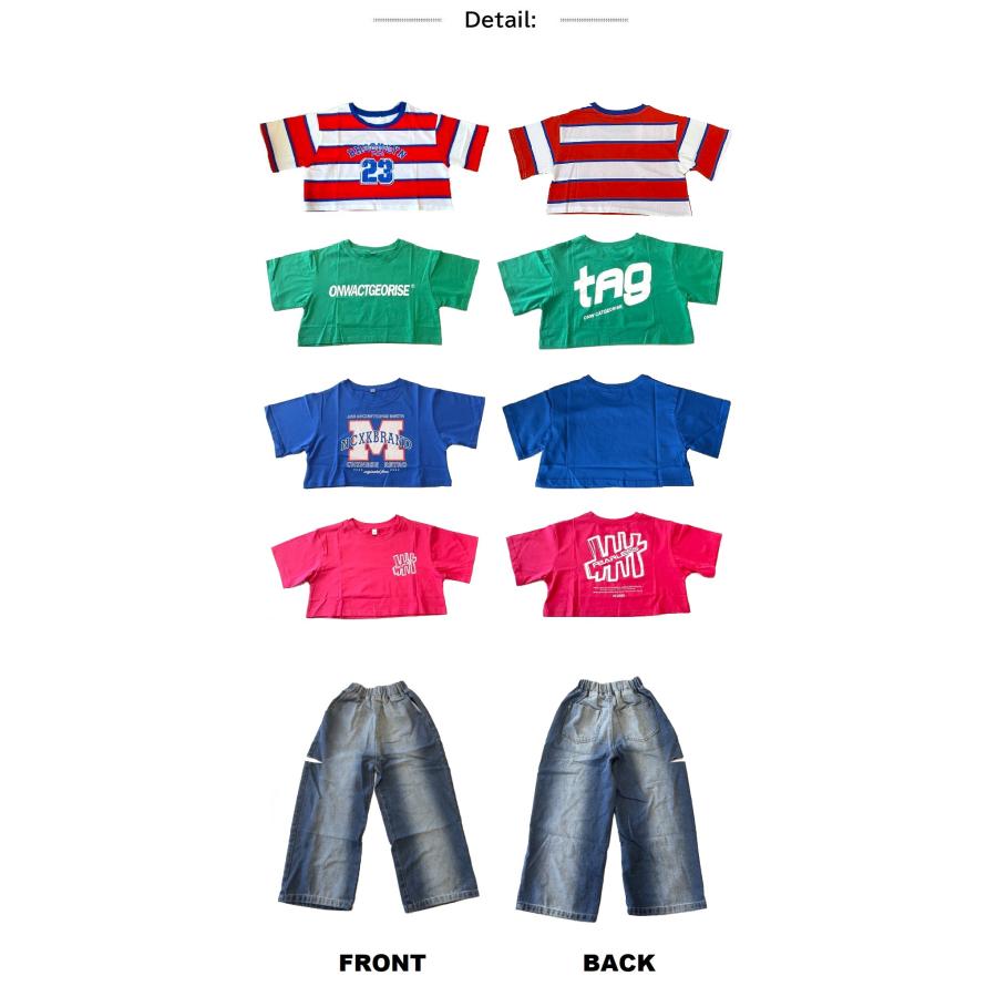 キッズダンス衣装 セットアップ ガールズ ヒップホップ ダンス衣装