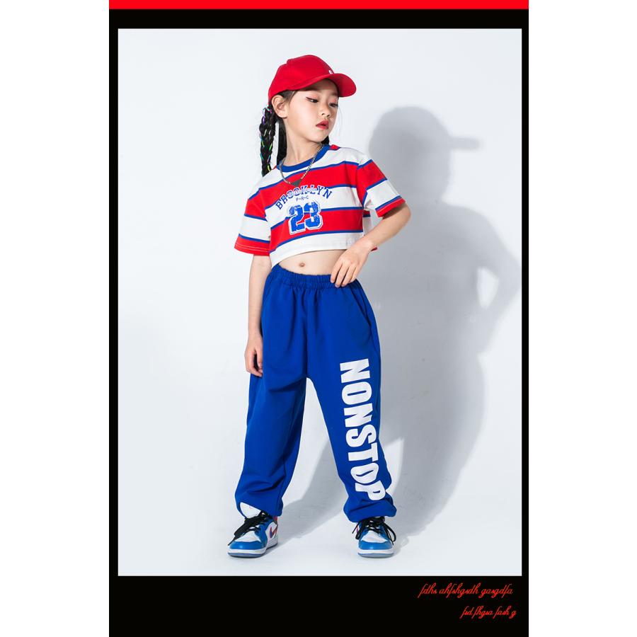 キッズダンス衣装 セットアップ ヒップホップ ダンス衣装 レッスン着