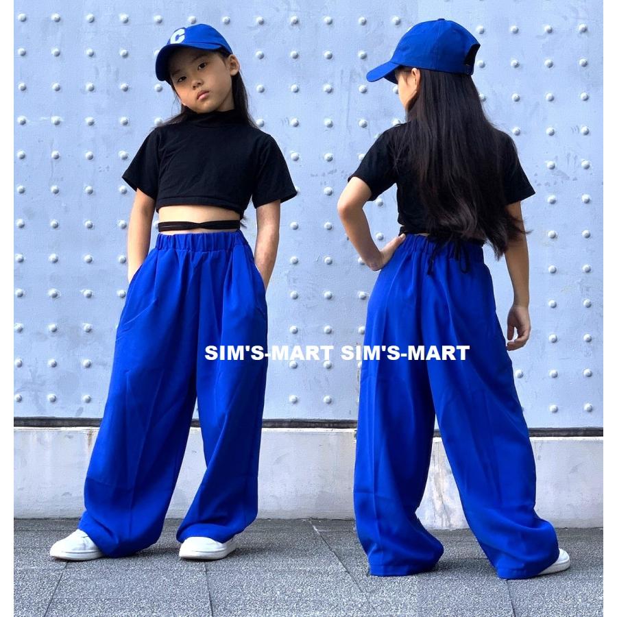 ダンス衣装 キッズ トップス へそ出し ヒップホップ ガールズ キッズ