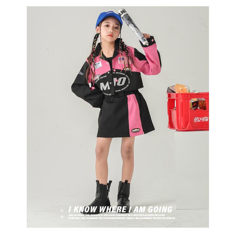 ダンス衣装 ガールズ ジャズヒップホップ セットアップ キッズダンス