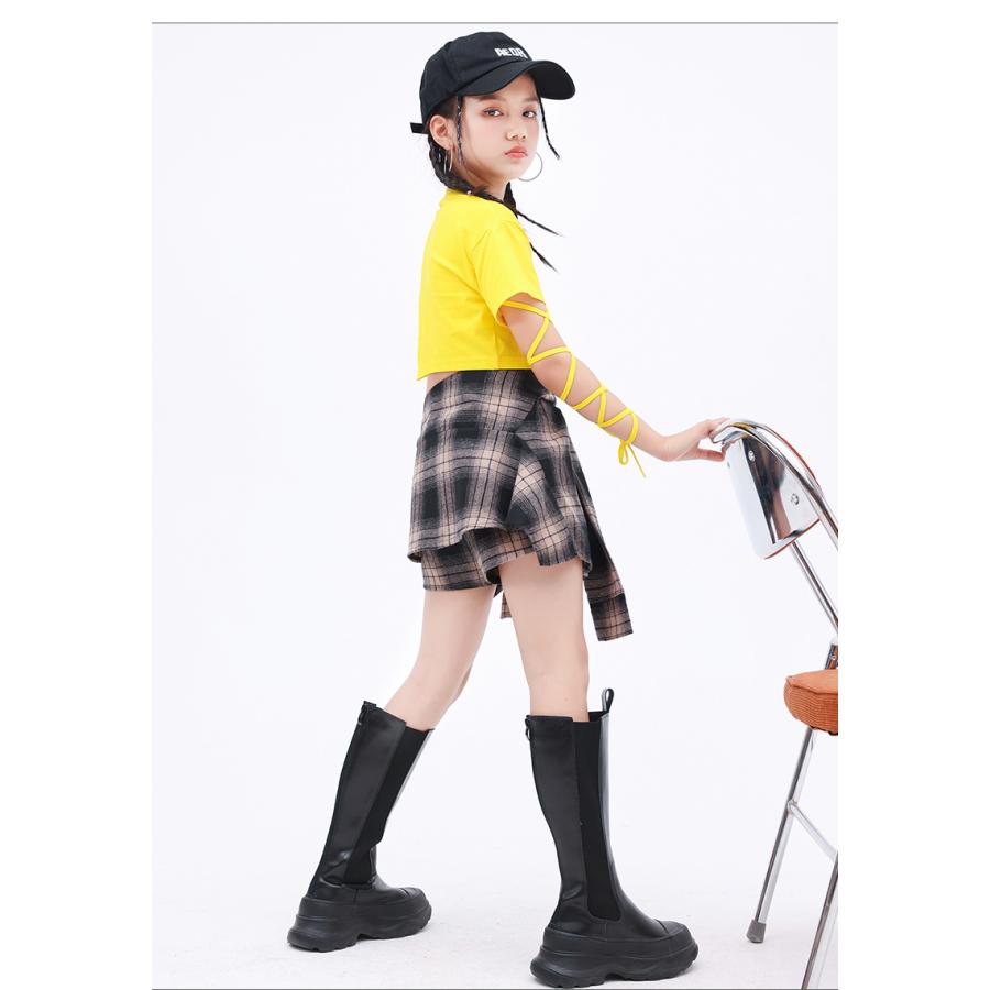 キッズダンス衣装 セットアップ ガールズ ヒップホップ 派手 キッズダンス衣装 セットアップ ガールズ ヒップホップ 派手